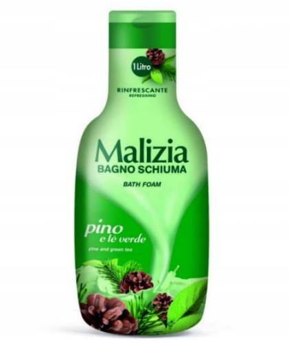 Malizia płyn do kąpieli Sosna i Zielona herbata 1l