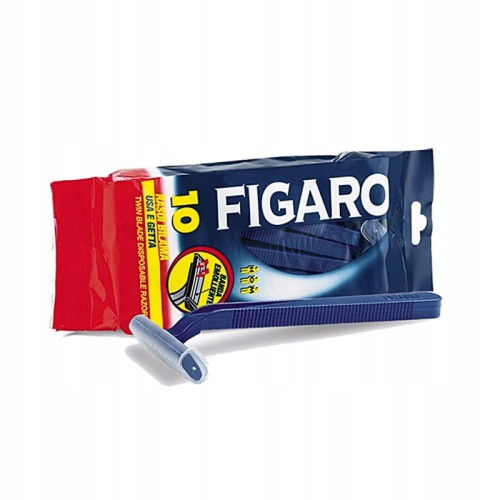 FIGARO dwuostrzowe maszynki do golenia 10 sztuk