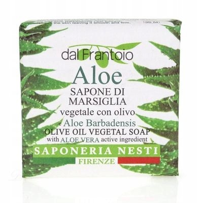 Naturalne mydło Marsylskie Aloes Oliwki 100g