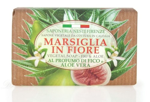 Naturalne mydło roślinne Figa i Aloes 125g 
