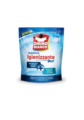 OMINO BIANCO dezynfekujące kapsułki do prania 10szt
