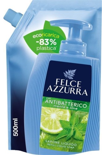 FELCE AZZURRA Mięta i Limonka dezynfekujące mydło w płynie ZAPAS