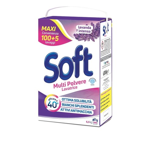 Soft Multi Polvere proszek do prania Lawenda 105prań