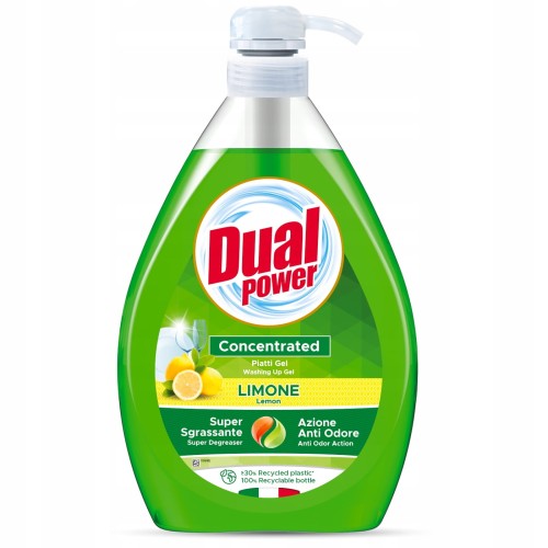 DUAL Power płyn do mycia naczyń z cytryną1l 
