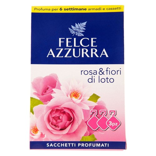 FELCE AZZURRA saszetki zapachowe Róża i Lotos 