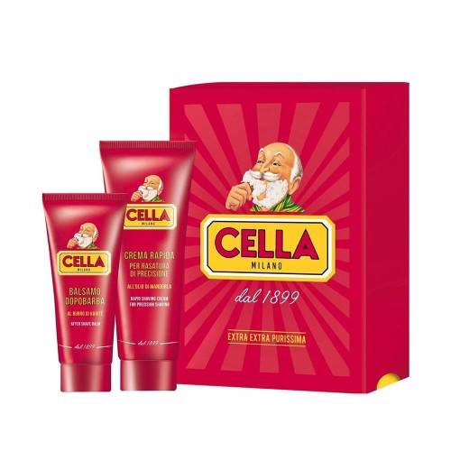 Cella zestaw krem do golenia i balsam prezent 2w1