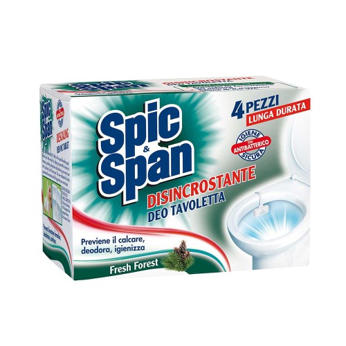 Spic&Span kostka WC odkamienianie 4sztuki