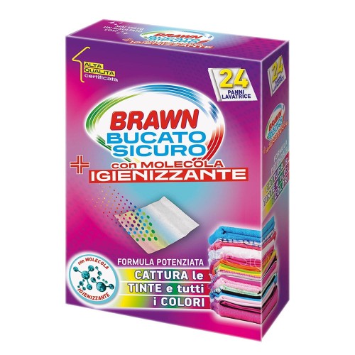 Brawn saszetki wyłapujące kolory 24szt