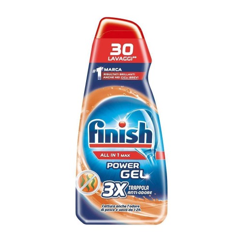 Finish żel do zmywarki All In One Anti-Odore 600ml   