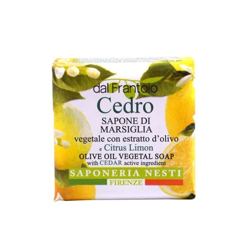 SAPONE Frantoio - Mydło Marsylskie z Olejkiem Cedrowym 100 g