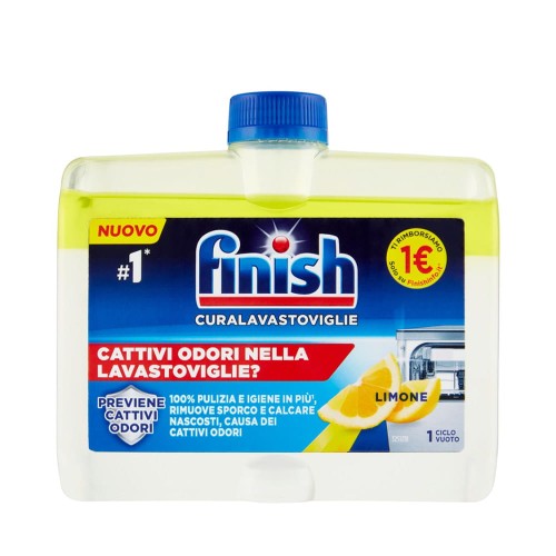 Finish Cura Lavastoviglie Lemon Płyn do Czyszczenia Zmywarek - 250 ml