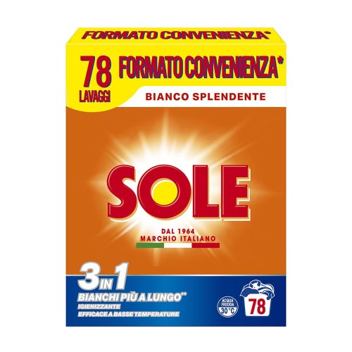Sole Proszek do Prania Białych Tkanin - 3,9 kg 78 prań