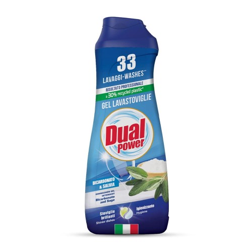 Dual Power Żel do Zmywarki Soda i Szałwia 660 ml