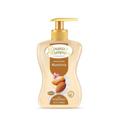 Spuma di Sciampagna Mydło w płynie Antybakteryjne Mandorla 300ml (1)