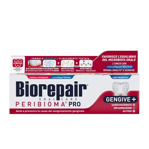 Biorepair Peribioma Pro Gengive+ – Pasta do zębów 75 ml