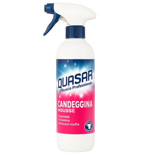 Quasar Pianka z Wybielaczem 580 ml – Odtłuszczacz i Dezynfekcja