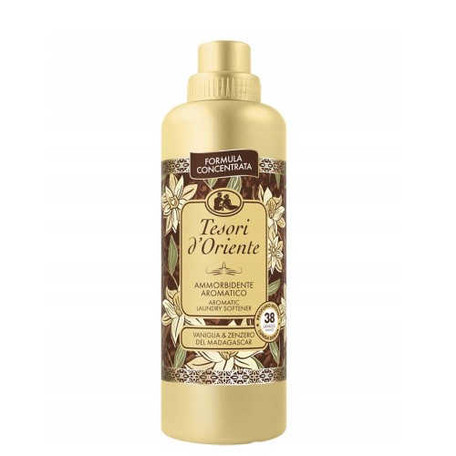 Tesori d'Oriente Płyn do Płukania 760 ml – Wanilia i Imbir, 38 prań