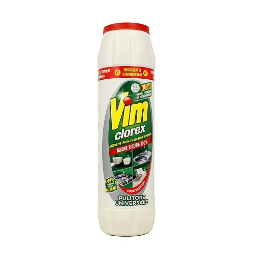 Vim Clorex Proszek Czyszczący z Chlorem 750 g – Do Kuchni i Łazienki
