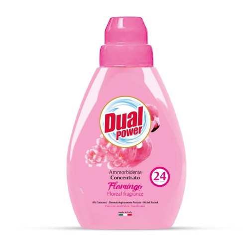 Dual Power Płyn do Płukania Flamingo Rosa 600 ml – Koncentrat, Kwiatowy