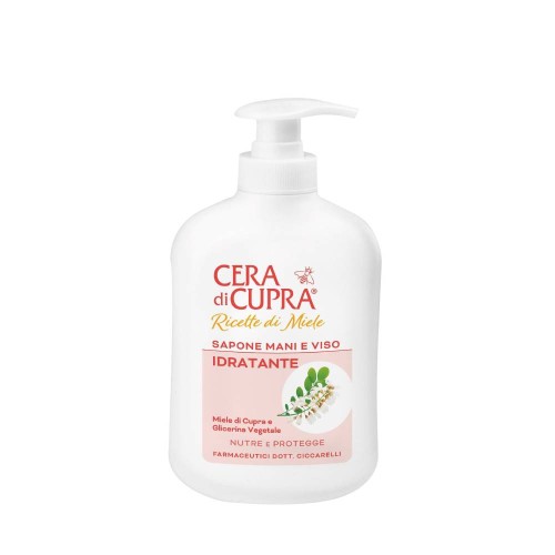 Cera di Cupra Mydło Nawilżające do Rąk i Twarzy 200 ml – Z Miodem i Gliceryną