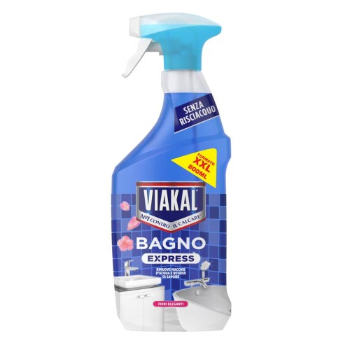 Viakal Bagno Express Spray do Łazienki Bez Spłukiwania XXL 800 ml