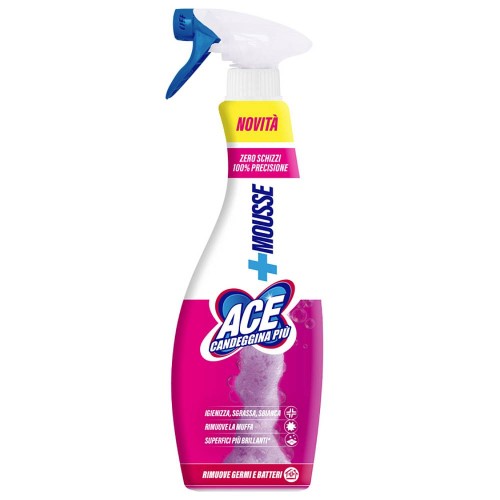 ACE Candeggina Pianka z Wybielaczem i Odtłuszczaczem 690 ml