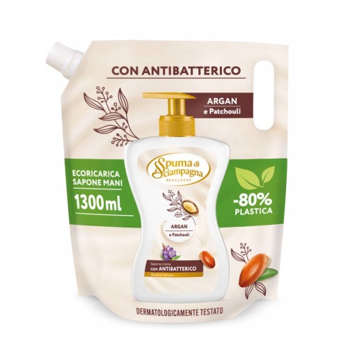 Spuma di Sciampagna – mydło w płynie Argan & Patchouli uzupełnienie 1300 ml