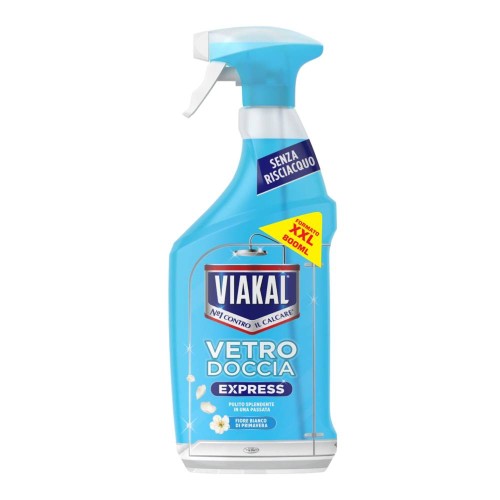 Viakal Doccia Express Spray do kabin prysznicowych 800 ml Fiori