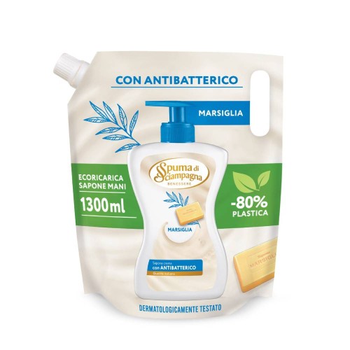 Spuma di Sciampagna Mydło w płynie Marsylia zapas 1300 ml