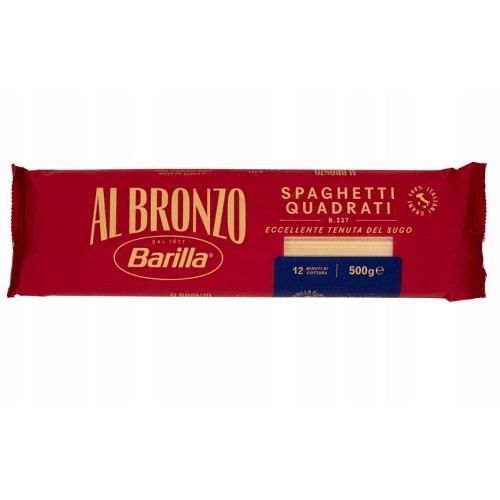 Barilla Al Bronzo Spaghetti Quadrati n.337 włoski makaron premium 500g