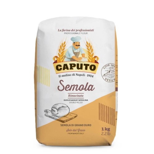 Caputo Semola Rimacinata 1kg – włoska mąka z pszenicy durum