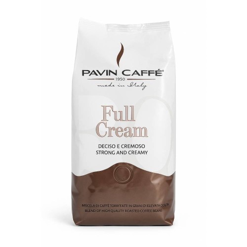 Pavin Caffè Full Cream – włoska kawa ziarnista Arabika i Robusta 1 kg