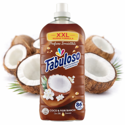 Fabuloso Cocco Płyn do płukania 1900 ml 86 prań Koncentrat