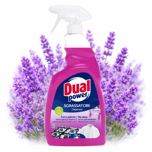 Dual Power Sgrassatore – odtłuszczacz uniwersalny Lawenda spray 750 ml