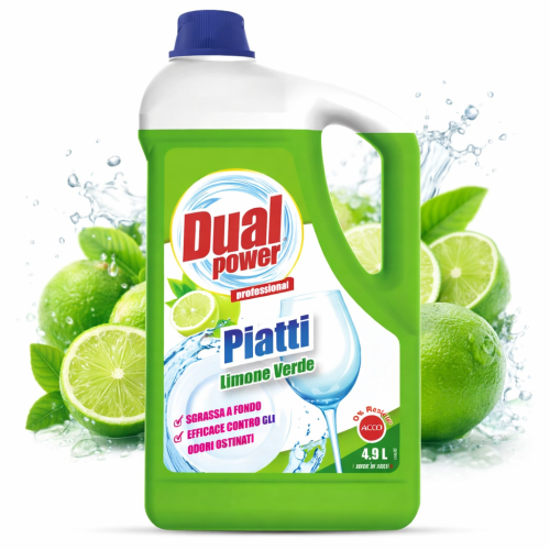Dual Power Horeca Limone Verde – płyn do mycia naczyń zielona cytryna 4,9 l