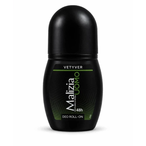 Malizia Uomo Vetyver – dezodorant roll-on męski 48h 50 ml