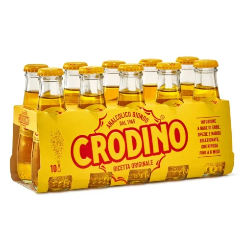 Crodino Aperitiv bezalkoholowy – oryginalny włoski napój 10 x 100 ml
