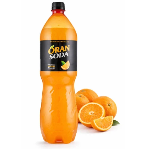 Fonti di Crodo Oransoda – włoska oranżada pomarańczowa 1L