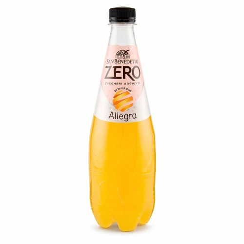 San Benedetto Allegra ZERO – lemoniada pomarańczowa bez cukru 750 ml