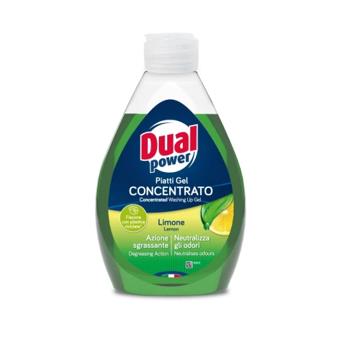 Dual Power Koncentrat do Mycia Naczyń Cytryna 300ml Wydajny