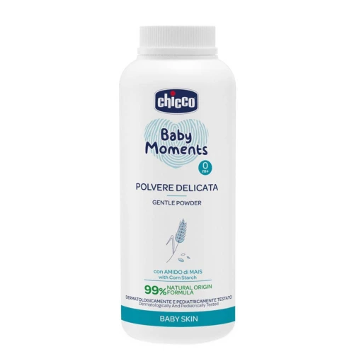 Chicco Baby Moments Delikatny Puder dla Niemowląt 130 g