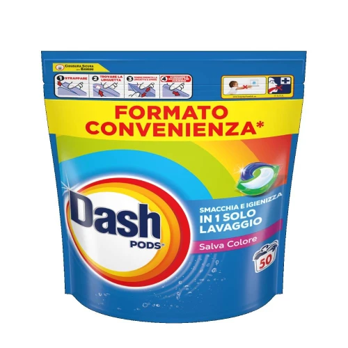 Dash Color Kapsułki do Prania Kolorów 50 szt