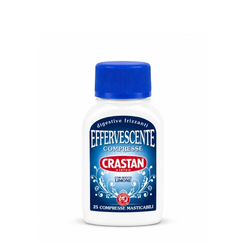 Crastan tabletki do żucia na trawienie o smaku cytrynowym 150 g