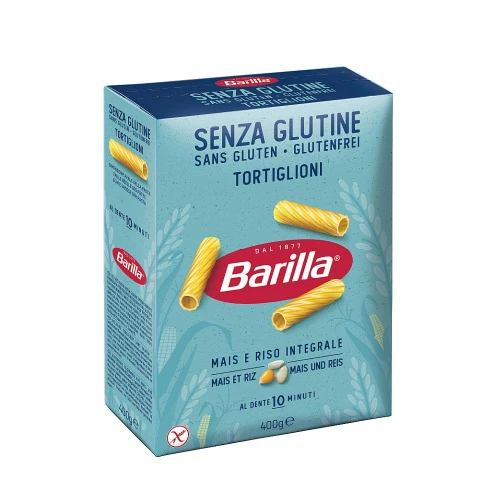 Barilla Senza Glutine Tortiglioni Makaron Bezglutenowy 400 g