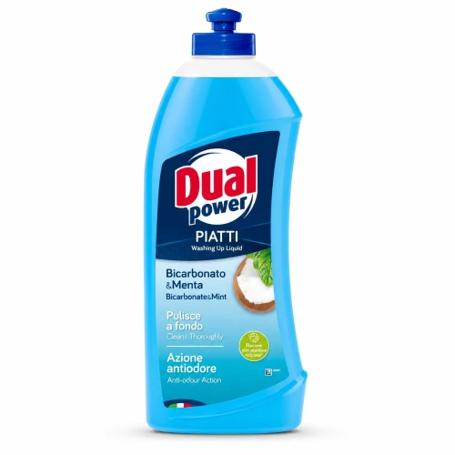 Dual Power Płyn do Mycia Naczyń Bazylia i Mięta 1000 ml