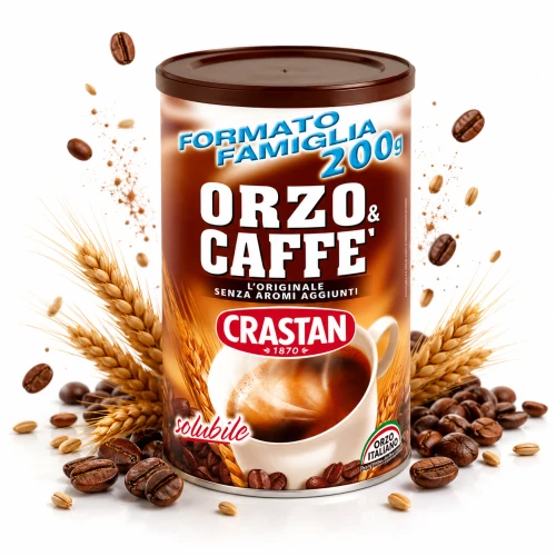 Crastan Orzo & Caffè Kawa Zbożowa z Kawą Rozpuszczalna 200 g