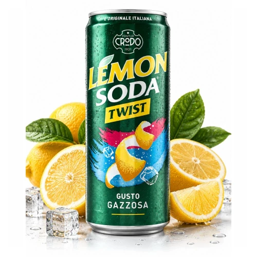 Lemonsoda Twist Napój Gazowany Cytrynowy 330 ml