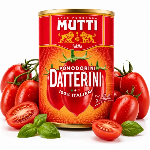 Mutti Pomodorini Datterini Całe Pomidory w Puszce 400 g