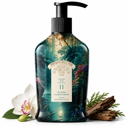 Compagnia delle Indie Mydło w Płynie Orchidea i Drzewo Cedrowe 300 ml