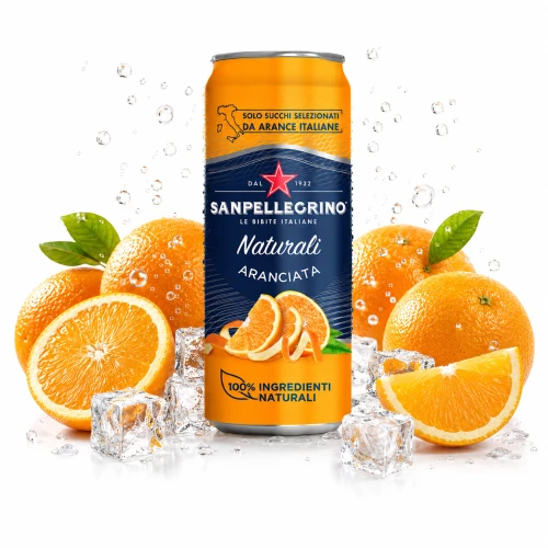 San Pellegrino Aranciata Napój Gazowany Pomarańczowy 330 ml